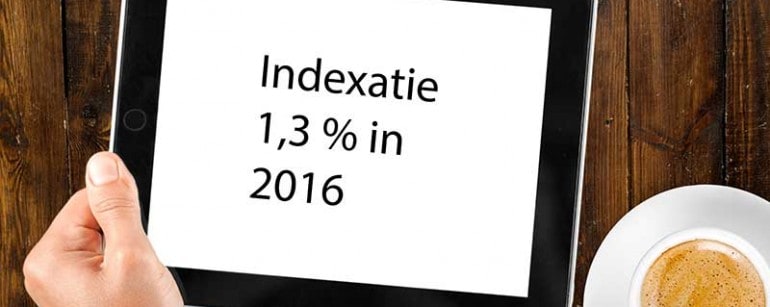 Indexatie alimentatie 2016 1,3%